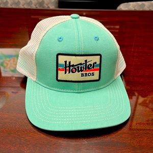 Howler Brothers Electric Stripe surf hat in sea foam green.